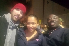 Joe, Keshia and Conrad are superstars feeding and clothing the homeless at our Christmas event!