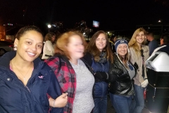Keshia, Deborah, Tammany, Jenn and Ciera on the streets downtown feeding and clothing the homeless for Christmas.