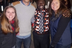 Jenn, Jess, Conrad and Tammy love serving the homeless on Christmas