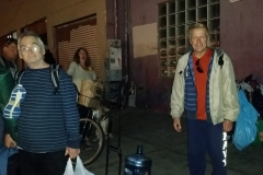 The homeless are all smiles at the Streets of Hope San Diego Christmas event.