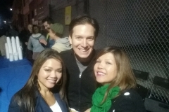 Carousel, Dan and Emma at the Streets of Hope San Diego homeless Christmas event.