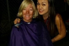 Tammy just cut Shelia's hair, look at those smiles!