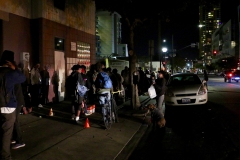The back of the food line at our homeless Christmas event - everyone was served a hot meal.