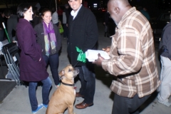 Milton, a homeless man in San Diego, thanks everyone for amazing night.