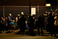 The hair cutting station on the streets for San Diego's homeless