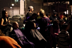 Thanks to all the homeless hair cutting volunteers, especially those from the Country Club Barber Shop