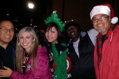 What a great night being downtown with the homeless on Christmas.