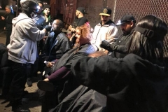 The homeless hair cutting team cut over 40 peoples hair on Christmas
