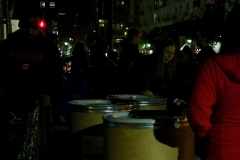 We had barrels of clothing donations to pass out to San Diego's homeless on Christmas