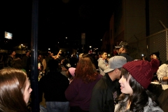 All the volunteers and homeless at our downtown homeless Christmas event.