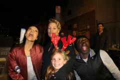 Having fun feeding the homeless on Christmas