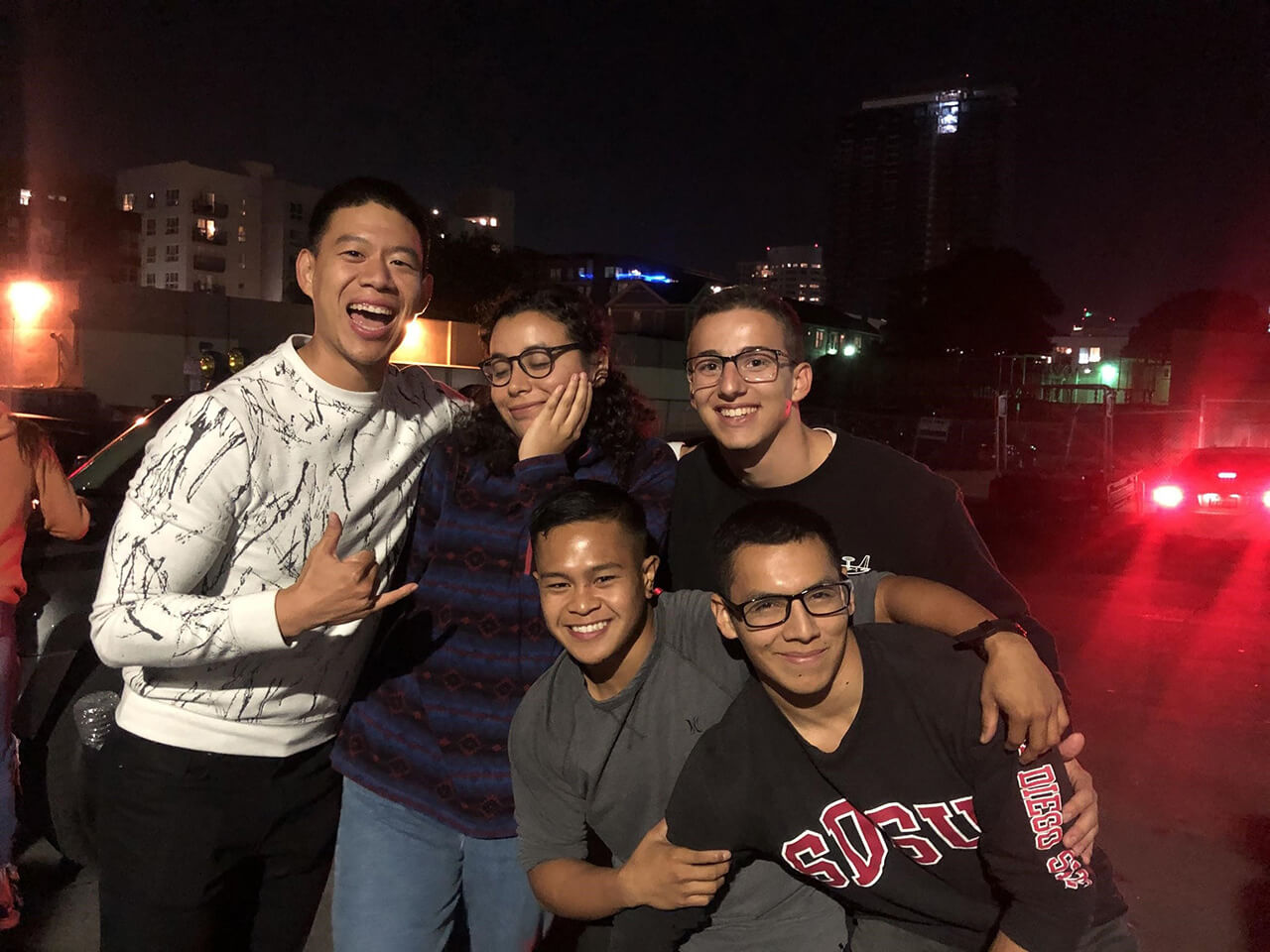 Great time feeding the homeless in San Diego with SDSU's Air Force ROTC Cadets