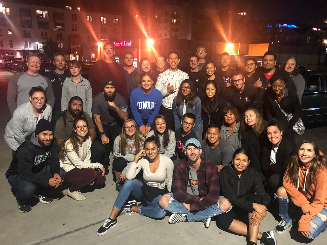 San Diego State University Air Force ROTC Cadets Feed Homeless in downtown San Diego