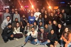 San Diego State University Air Force ROTC Cadets Feed Homeless in downtown San Diego