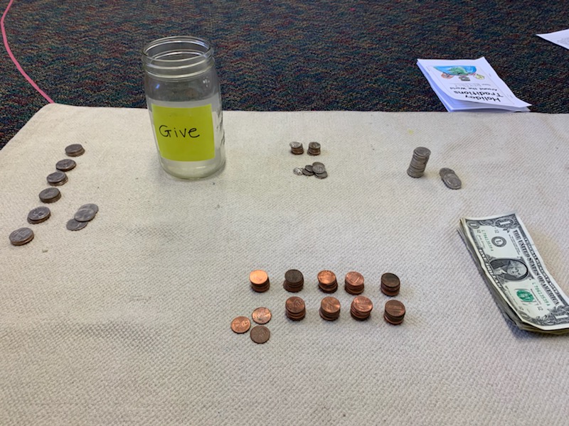 The kids collected their own money to raise for feeding homeless.
