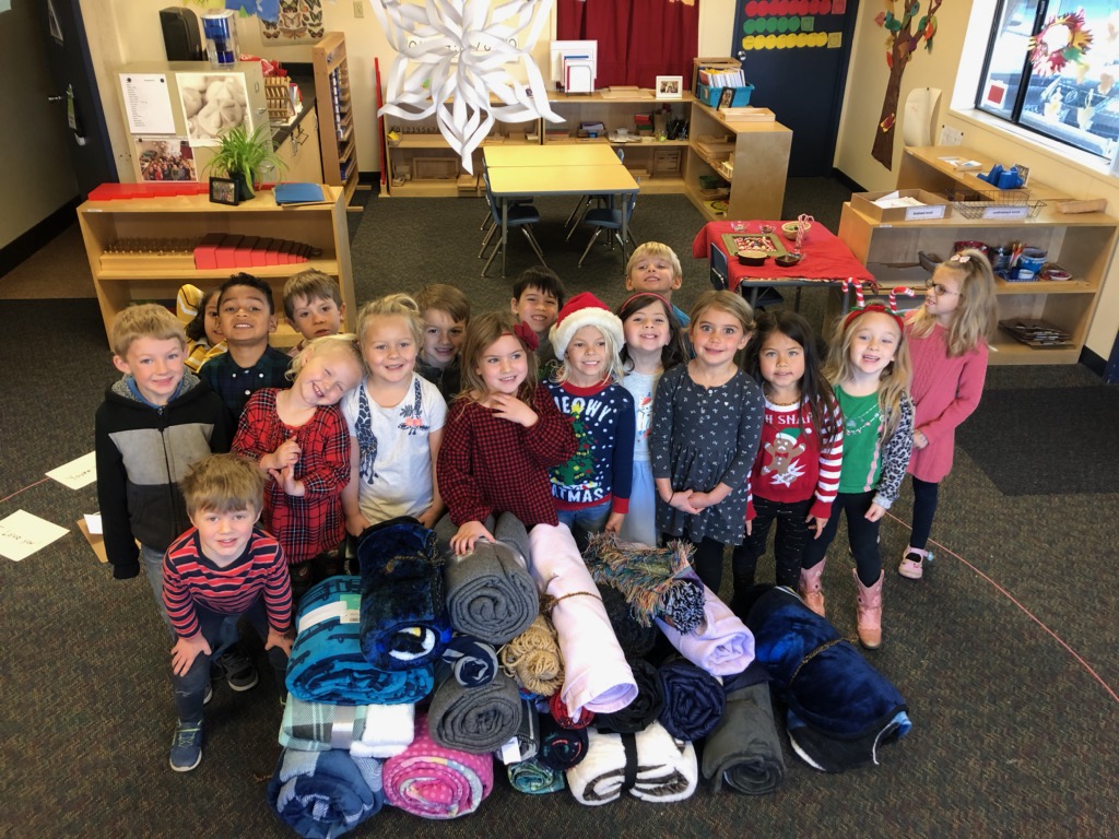 Community Montessori Charter Kids Help the Homeless