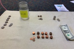 The kids collected their own money to raise for feeding homeless.