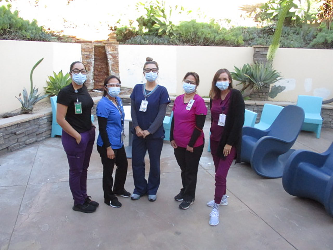 Thanks to the Sharp Mesa Vista Hospital  staff for donating to the homeless.