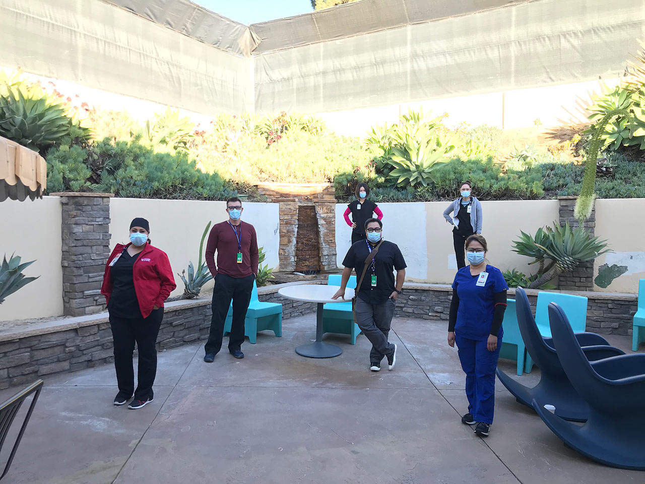 Thanks to the Sharp Mesa Vista Hospital  staff for donating to the homeless.