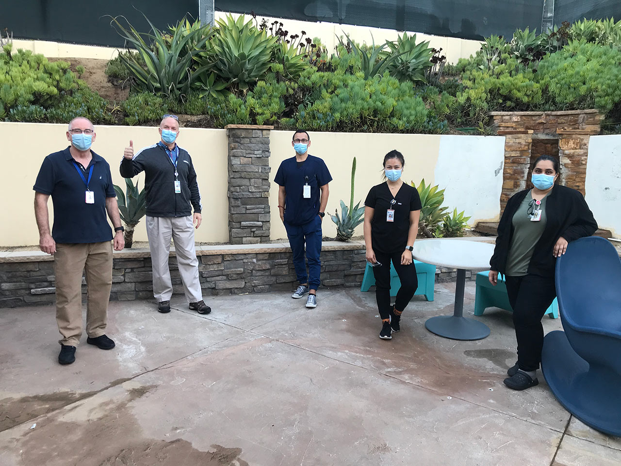 Thanks to the Sharp Mesa Vista Hospital  staff for donating to the homeless.