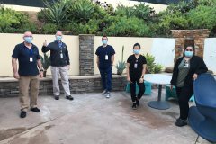 Thanks to the Sharp Mesa Vista Hospital  staff for donating to the homeless.