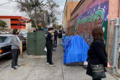 Meeting San Diego's homeless on the streets about the haircutting event