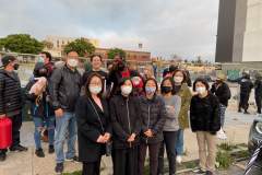 Korean United Methodist Church brought over 40 tents and 20 sleeping bags for the homeless in downtown San Diego