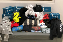 Some of the items Lighthouse church donated to the homeless.
