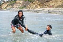 fooling around in the waves - Streets of Hope Kids