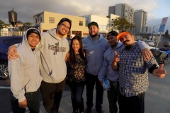 Special thanks to the hair cutting team on Easter. Over 30 homeless people had their hair cut!