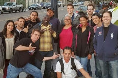The Streets of Hope feeding the homeless on a Monday night in downtown San Diego