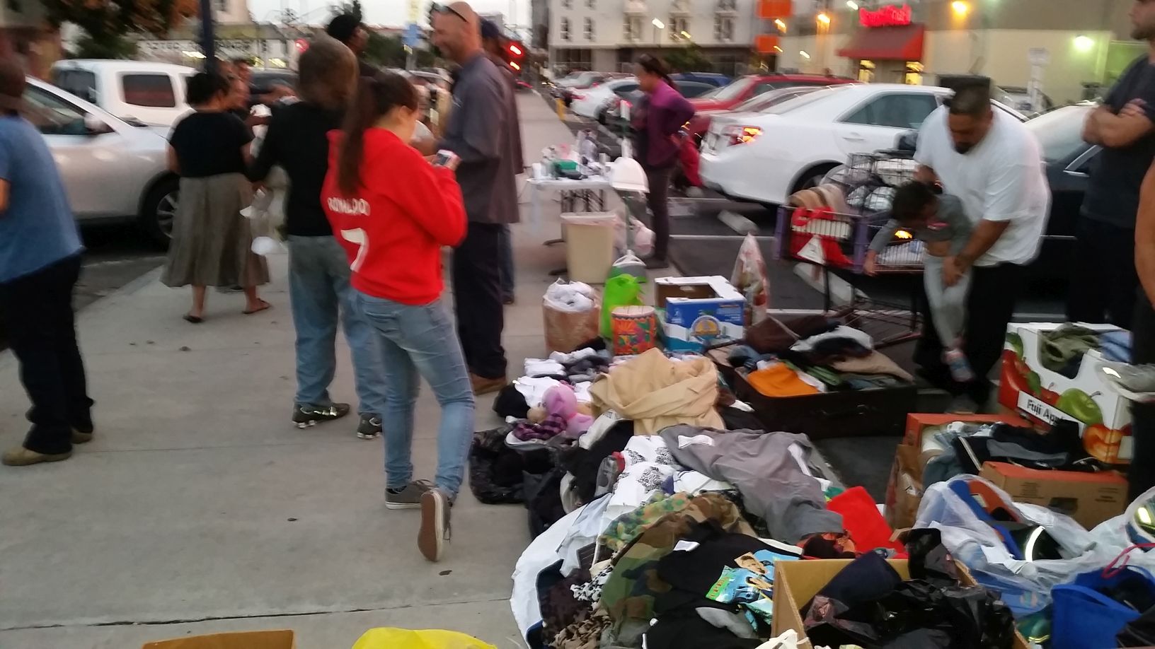 Food & Clothing for the Homeless of San Diego Streets of