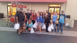 Streets of Hope Monday night crew ready to pass out food to the homeless