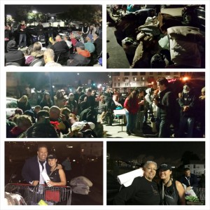 San Diego Homeless Christmas party downtown