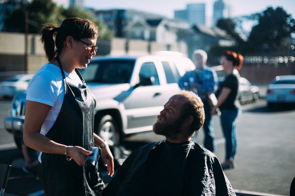 San Diego Homeless Hair Cutting Event 6-1-2015 – Streets of Hope