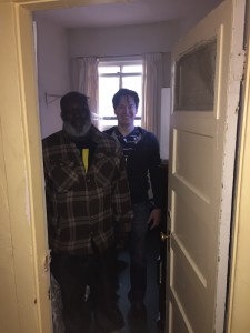 Milton's new room at the Golden West Hotel - no more living on the streets!