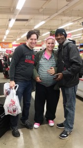 Jane and Shane pregnant 9 months and homeless in downtown San Diego