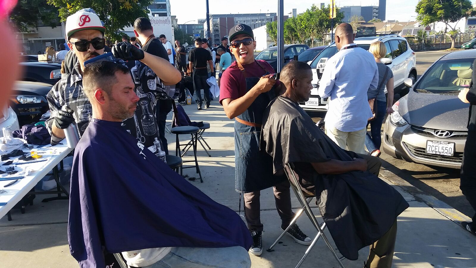 Homeless Hair Cuts Downtown San Diego Special Thanks