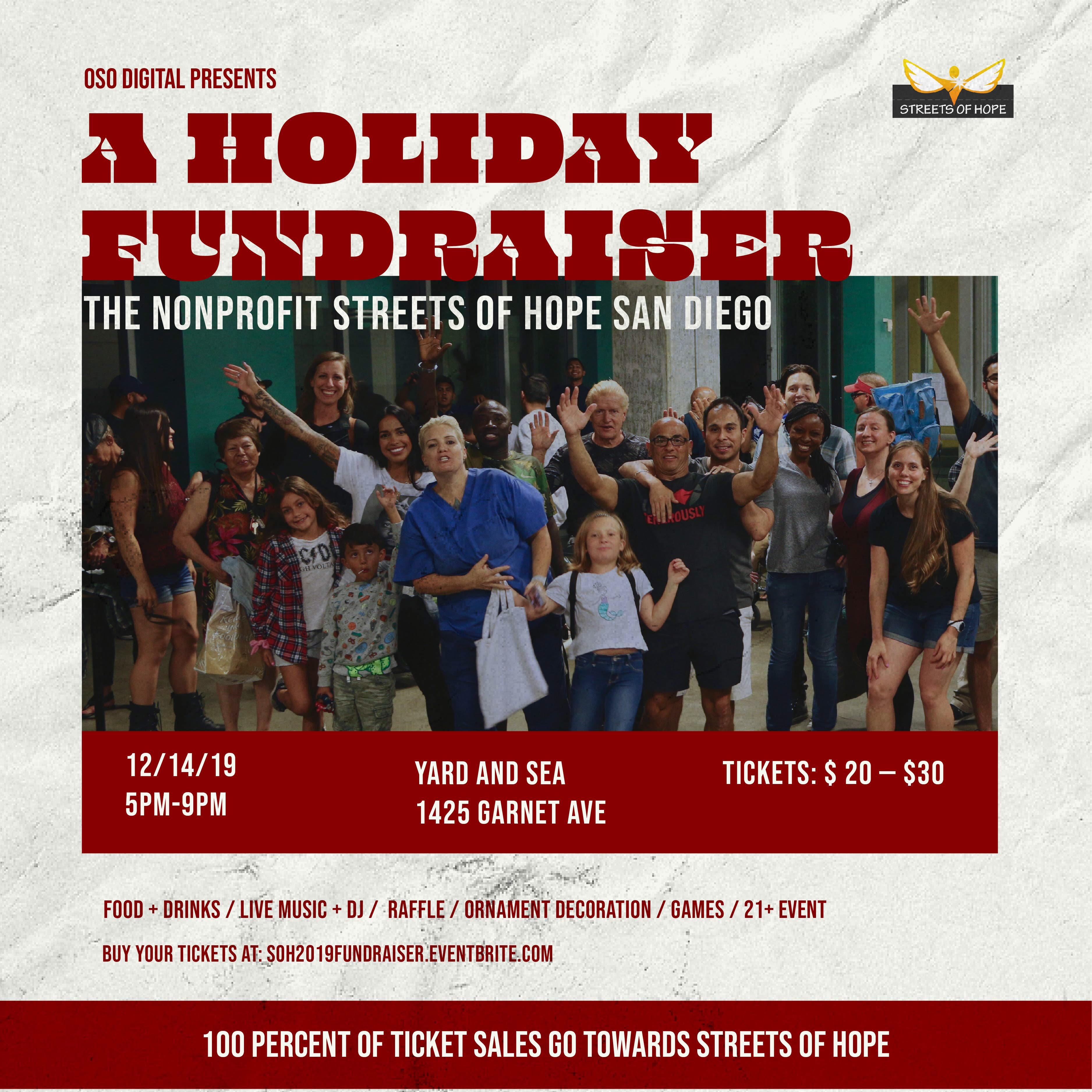 Holiday Streets of Hope San Diego Fundraiser Event