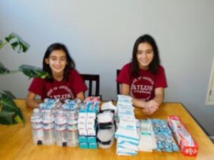 Kids make homeless care packages for downtown San Diego homeless